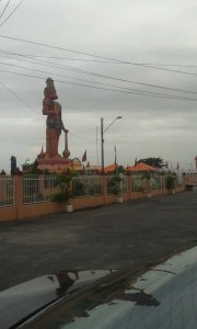 85 foot Hanuman Murti at Sri Dattatreya Yoga Centre, Orange Field Road, Carapichaima