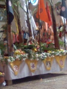 Beautifully decorated bedi- Coromandel Shiv Mandir, Coromandel Village Cedros