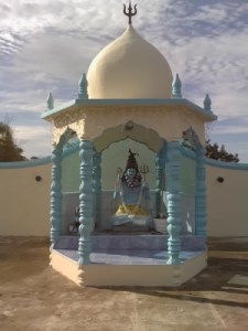 The dome of the Coromandel Shiv Mandir, Coromandel Village, Cedros