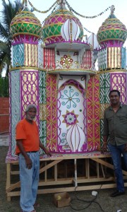 Shiva got a pic with my uncle- Ramraj Thomas, President of Fullerton Hosay Camp