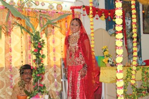 My arrival for the commencement of the ceremony!