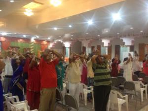 Worship with devotees!